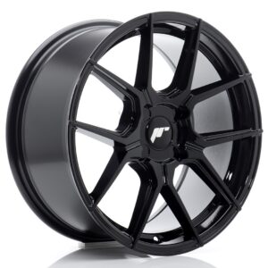JR Wheels JR30 17x8 ET20-40 BLANK Gloss Black