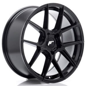 JR Wheels JR30 18x8 ET20-40 BLANK Gloss Black