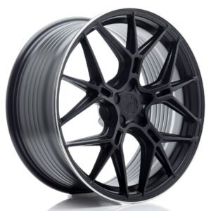JR Wheels JR51 20x8,5 ET20-45 5H BLANK Satin Black w/ Machined Lip