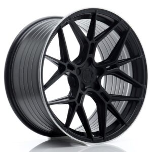 JR Wheels JR51 20x10,5 ET15-35 5H BLANK Satin Black w/ Machined Lip