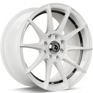 seventy9 SCF-F 15" x 7,0 ET35 4x100;4x114,3 WMBIL - White Matt Black Inner Lip