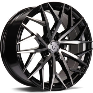 seventy9 SV-C 18" x 8,0 ET40 5x114,3 BFP - Black Front Polished