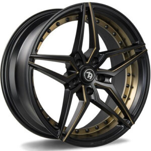 seventy9 SV-AR 19" x 8,5 ET35 5x112 DMBMG - Deep Matt Black Milled Gold