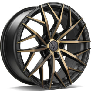 seventy9 SV-C 19" x 8,5 ET30 5x112 BGGF - Black Glossy Gold Front