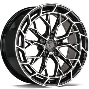 seventy9 SCF-Z 19" x 8,5 ET40 5x114,3 BFP - Black Front Polished
