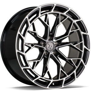 seventy9 SCF-Z 21" x 9,5 ET25 5x112 BFP - Black Front Polished