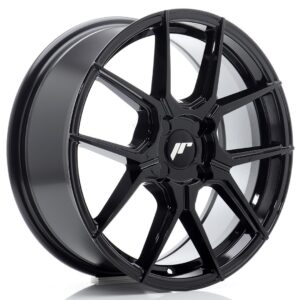 JR Wheels JR30 17x7 ET20-40 BLANK Gloss Black