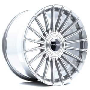 Vesser VSR5 22x9,5 ET17-54 BLANK Silver Machined Face