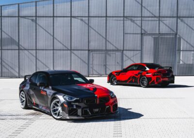 BMW M2 | Vesser Forged Wheels VSR7 Satin Gunmetal & Satin Silver