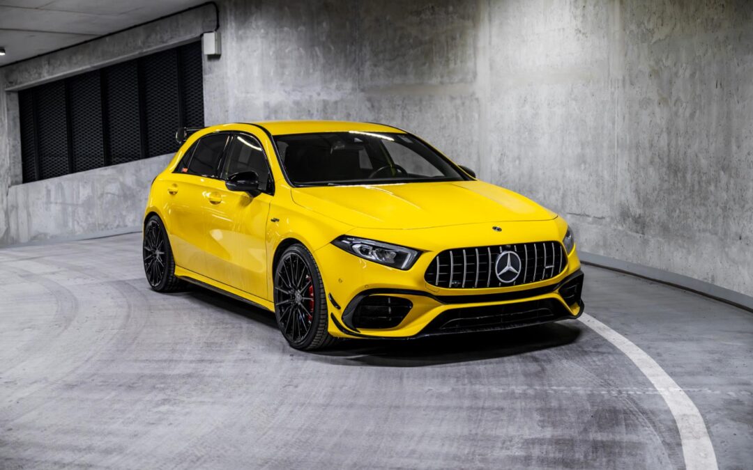 Mercedes A45 AMG | Vesser Forged Wheels VSR4 Gloss Black