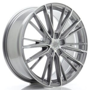 JR Wheels JR52 20x9 ET20-51 5H BLANK Titanium Machined Face