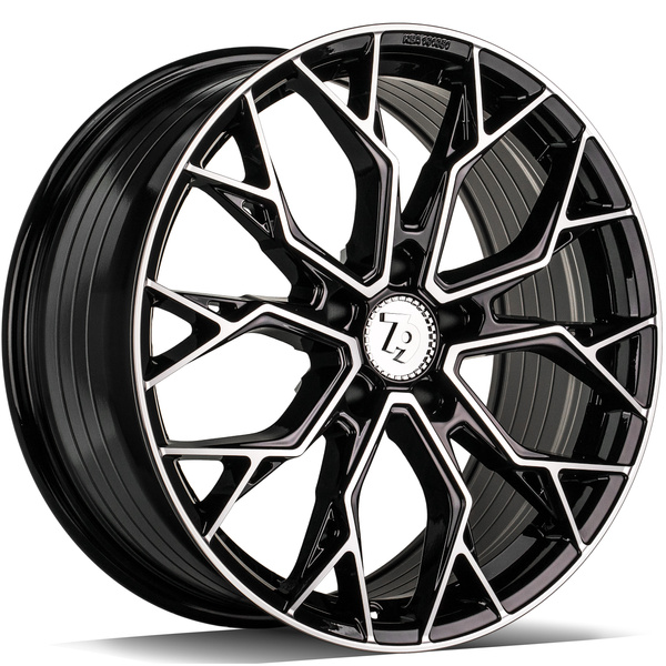 seventy9 SSF-2 17" x 7,5 ET40 5x100 BFP - Black Front Polished