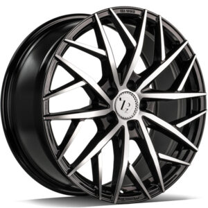 seventy9 SSF-1 17" x 7,5 ET40 5x114,3 BFP - Black Front Polished