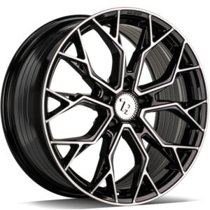 seventy9 SSF-2 18" x 8,0 ET45 5x112 BFP - Black Front Polished