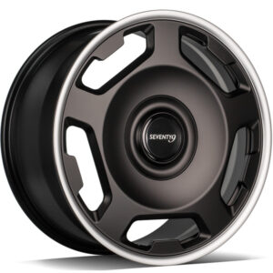 seventy9 MF.15 20" x 8,5 ET35 5x112 DMBLP - Matt Black Lip Polished