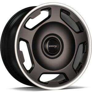 seventy9 MF.15 22" x 10,0 ET25 5x130 DMBLP - Matt Black Lip Polished