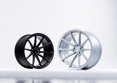 Vesser Forged Wheels – VSR2 Satin Silver & Satin Black