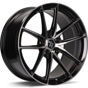 seventy9 SCF-A 18" x 8,0 ET35 5x120 BFP - Black Front Polished