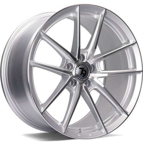seventy9 SCF-A 19" x 9,5 ET38 5x112 SFP - Silver Front Polished