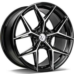 seventy9 SCF-B 19" x 8,5 ET35 5x112 BFP - Black Front Polished