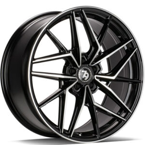 seventy9 SCF-I 19" x 8,5 ET30 5x112 BFP - Black Front Polished