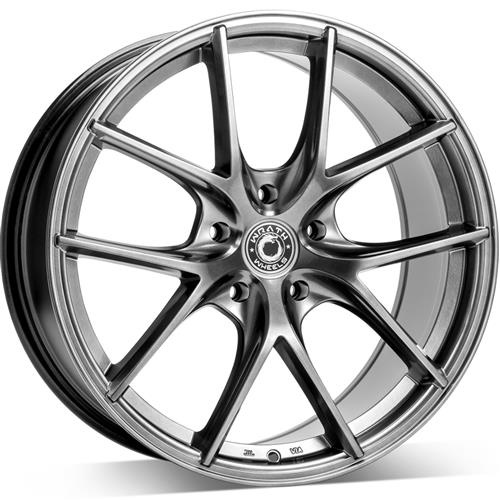 Wrath Wheels WF-11 19" x 8,5 ET40 5x112 HB - Hyper black