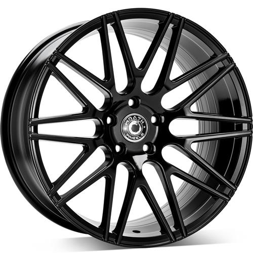 Wrath Wheels WF-3 19" x 9,5 ET38 5x120 BLK - Black Glossy