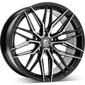 Wrath Wheels WF-9 19" x 8,5 ET35 5x120 BP - Black polished