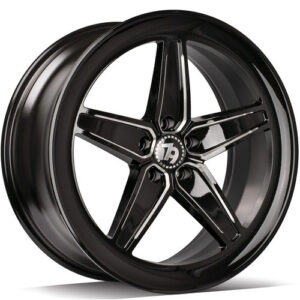 seventy9 SV-Y 20" x 9,0 ET35 5x112 BGEP - Black Glossy Edges Polished