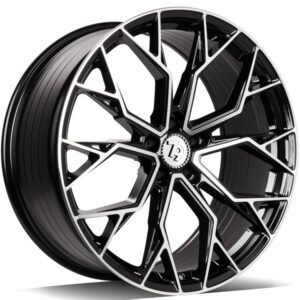 seventy9 SCF-H 21" x 9,5 ET25 5x112 BFP - Black Front Polished
