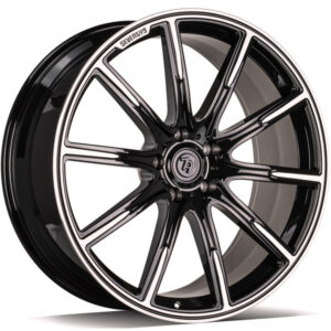seventy9 MF.11 23" x 10,0 ET30 5x130 BFP - Black Front Polished